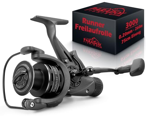 Paradox Fishing Runner Freilaufrolle 3000 - Angelrolle Feederrolle Angelrollen Angel Rolle