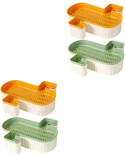 Mipcase 4pcs Convenient Cat Grass Kit Cat Grass Planter for Indoor Easy to Use Clean Home Balcony Friendly
