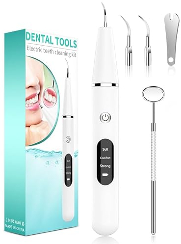 kit Detartrage dents | Brosse à dents | accessoires pour hydropulseurs et irrigateurs - dentaire nettoyage à3 vitesse Idéal pour détartrage dentaire et haleine fraiche.pour hygiene dentaire.