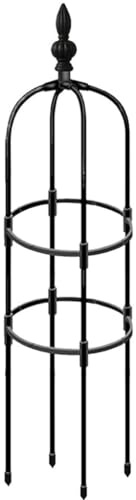 LKUOU Rankhilfe Rosenbogen,Obelisk Rankturm Rankenhilfe Rosenstütze Rosenrankhilfe Rankgitter Tomaten Rankhilfe Rankobelisk Rankhilfen Garten(Size:32x150cm/13x59in)