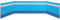 Outsunny Windschutz faltbar Camping Sichtschutz mit Lichtquellenfenster Heringen Seilen Windfang Zaun Strandwindschutz Strandschutz für Camping Garten, Strand, Terrasse 725 x 140 cm Blau