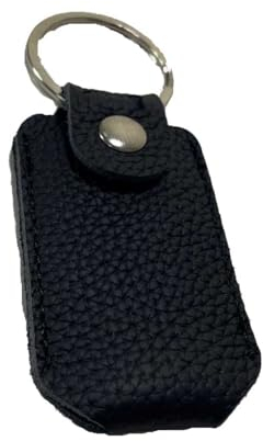 TUFF LUV Portachiavi in pelle compatibile con Victorinox [Small Classic SD, Mini-Champ] Portachiavi in pelle - Nero, Nero , S, Custodia