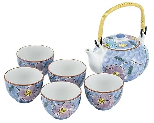 DDKYHU Set da tè Giapponese Set da tè Set da tè Set da tè Teiera in Stile Giapponese Tazza da tè con Filtro, tè pomeridiano Domestico Set da tè in Ceramica Interessante