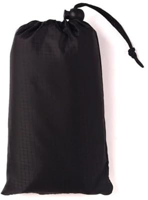 Zeltplane Camping Zelt Tarp Zeltplane Regen Sonnenschutz Hängematten Unterschlupf Camping Überleben Sonnenschutz Picknick Markisenabdeckung Wasserdicht Out Wanderzubehör(Black 150x210CM)
