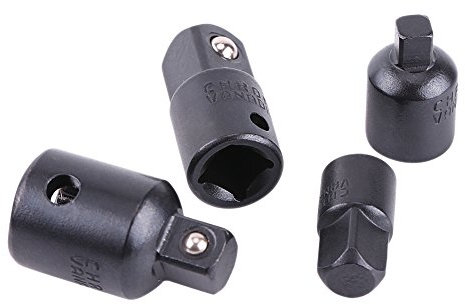 4pcs SOCKETS Screwdriver Converter Set 1/2 3/8 1/4 Socket Wrench Adapters Sturdy Converter Set for Various SOCKETS