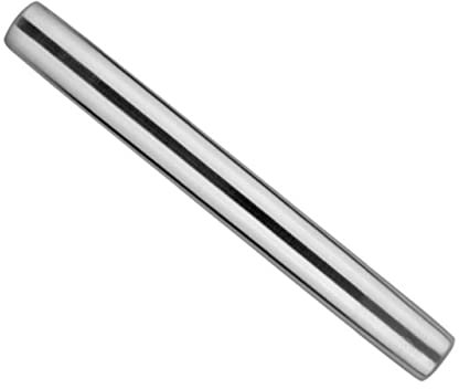 SECFOU Stainless Steel Rolling Pin Medium Size Hollow Dough Roller 304 Food-Grade Baking Tool for Kitchen Pasta Dumpling Skin Baking Accessories