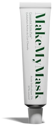 MakeMyMask Concentré Anti-PSO Pré-shampoing, Traitement capillaire exfoliant, hydratant et apaisant, 50mL, SANS CORTISONE - Psoriasis du cuir chevelu, 2 mois de durée