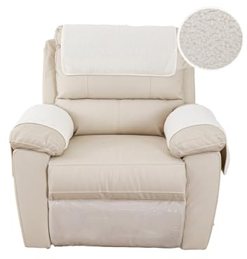 GYHH Armlehnenschoner Für Sessel Mit Tasche, Sesselschoner Sesselauflage, Sesselbezug Für Fernsehsessel, Lambswool Fleece rutschfest Möbelschutz Für Sofa, Stuhl