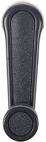 Reapyyt 2 Pcs Poignée à levier gris fenêtre Plastique Universel voiture