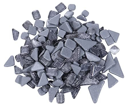 SEWOART 500g Partículas De Cristal Brillante Piedra Diy Para Manualidades Material De Cristal Irregular De Gramos Para Proyectos De Arte y Manualidades