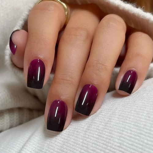 JMEOWIO Nagelfolie UV Härtend Farbverlauf UV Gel Nail Strips Nagelsticker Nagelaufkleber Nail Art Dekoration Nageldesign Zubehör