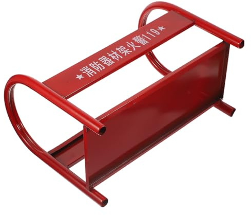 Homoyoyo Powder Fire Extinguisher Bracket Floor Stand with Thickened Metal Base for 2-4kg Extinguishers Support Storage and Display