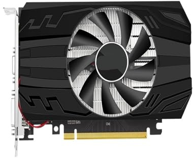 kvcccss 1/2/4GB Graphics Card DDR3/DDR5 Desktop Gaming Video Card HDMI-Compatible VGA DVI PCI-E 16X Low Profile Graphics Cards For PC(GT730 4GB DDR3)