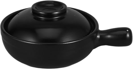 FOMIYES Pentola di Terracotta Cinese Donabe Coperchio per Cottura Lenta e Vaporedatta per Cucina Domestica e Piatti Asiatici