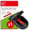 SWISSINNO Rattenfalle PRO SuperCat | Wiederverwendbare und zuverlässige Rattenschlagfallen | Schlagkräftige Rattenbeseitigung ohne Fehlfänge, mit Erdbussbutter-Köder | 1X Falle + 2X Köderspritzen