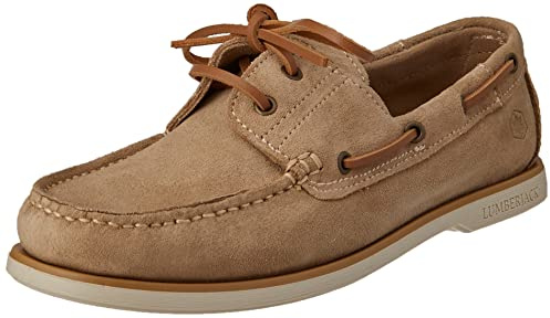 Lumberjack Navigator, Scarpe con Lacci Uomo, Beige, 42 EU
