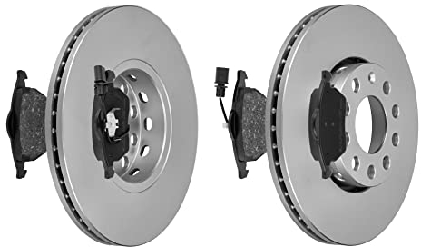 f.becker_line Bremsensatz Bremsscheiben Ø288MM + Bremsbeläge Vorne - kompatibel mit VW PASSAT B5 AUDI A6 - Bremsen Set Bremsenset Bremsanlage