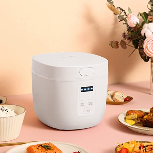HMTE Mini Olla arrocera, Olla Antiadherente con Control de Temperatura Inteligente de 2L para 1-3 Personas, Olla arrocera fácil de operar, electrodomésticos de Cocina funcionales,#1 (#2)