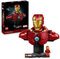 LEGO Marvel Iron Man MK4 Bust - Display Model Building Set for Adults incl. a Tony Stark Minifigure, plus Shoulder Cannons and a Rotating Head - Collectible Avengers Gift for Fans - 76327