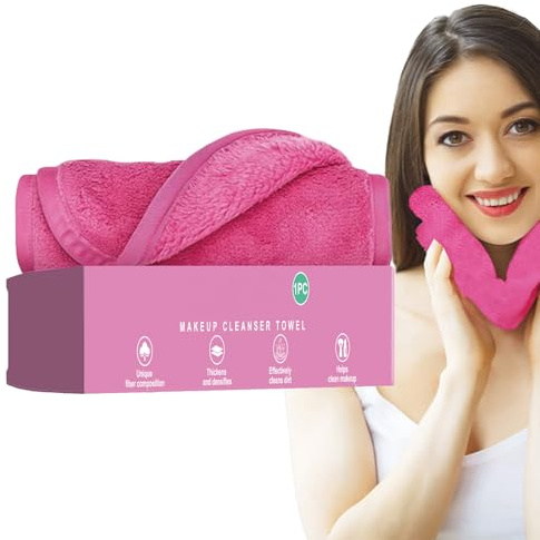 Serviette Nettoyante Pour Le Maquillage – Chiffons Démaquillants Confortables, Outil Démaquillant Portable | Chiffon De Lavage Du Visage Pour Un Nettoyage , Des Soins Quotidiens De La Peau