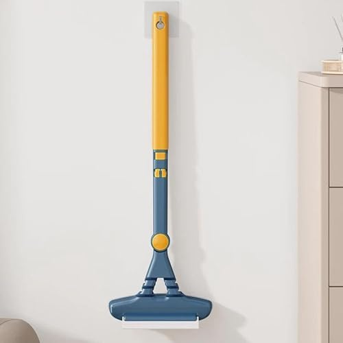 Ahuuen Strumento per La Pulizia delle Zanzariere - 2 in 1 Spazzola con Tergicristallo | Spazzola in Maglia dello Schermo | Bagnata E Asciutta | per Finestre Angoli Scanalature