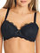 Freya Fancies Underwire Padded Half Cup Bra Underwear, Black, 30GG US