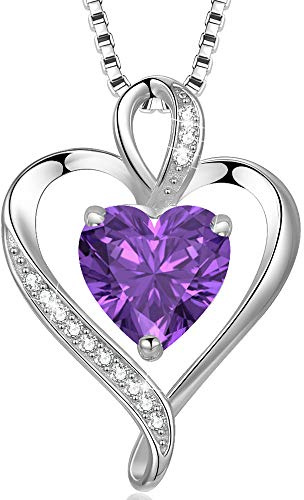 LAVUMO Halskette Damen Silber Herzkette Herzanhänger Schmuck Geschenke | Echt Silber 925 Messing Kette Geschenke für Frauen Freundin zum Geburtstag Jahrestag Hochzeitstag Valentinstag Weihnachten