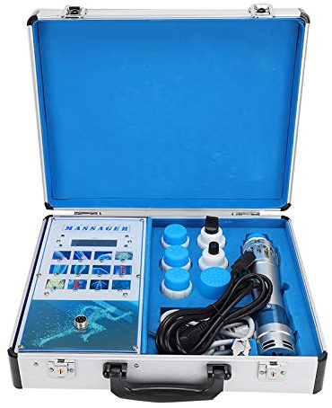 Máquina de terapia de ondas de choque ED, dispositivo de ondas de choque extracorpóreas electromagnéticas Percusión de tejido profundo Masajeador de alivio del dolor muscular Relajación corporal(YO)