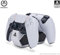 PowerA - Double Station de Charge pour 2 Manettes Sans Fil DualSense, Double Chargeur pour Manettes de Jeu Sony Playstation 5 (Gris/Noir)