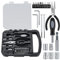 22 Pièces Boîte à Outils Complète, Mallette Outils, Coffret à Outils Complet, Boîte à Outils Portable avec Jeu de Tournevis de Precision pour Bricolage
