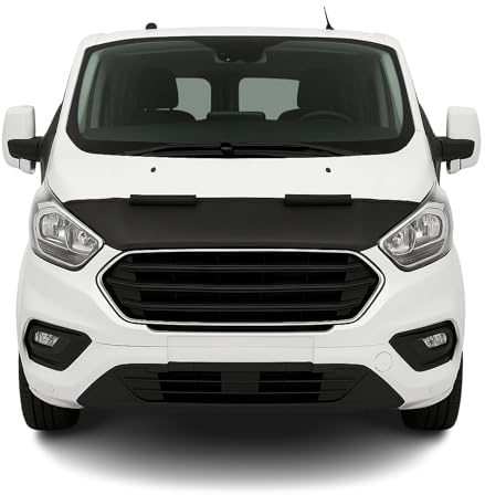 OMAC Haubenbra Steinschlagschutz kompatibel mit Ford Tourneo Transit Custom 2018-2024 Halb