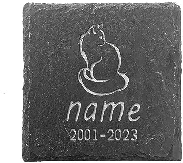 CEDNXOER Personalisierter Haustier-Gedenkstein-Hunde-Gedenkgeschenke,Verlust Eines Haustiers,Stein Mit Pfoten,Beileids-Erinnerungsstein Für Katzen Und Hunde,Trauergeschenke Für Haustiere,Design 10