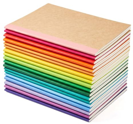 YWKJDDM Klein Liniert Notizbücher, 10 Stück Notizbuch, A5 PU Leder Bunte Schreiben Notebook, Journal Tagebuch Notizblöcke Schulhefte (8 Farben)