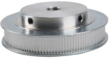 1-pack GT2 120T Riemenscheibe Synchronrad 2GT Zahnriemenscheibe 120 Zähne für 3D Drucker CNC Maschine 10mm Breite Riemen Gebrauch (für 9mm oder 10mm Riemen Gebrauch, 10mm Bohrung)