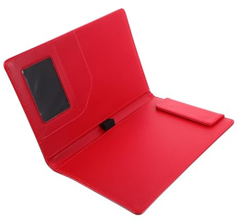 Operitacx Porte-bloc Portable Menu Clip Board Rouge Chemise Magnétique Pour Organisateur De Documents Pince Pratique Pour Papier Et Tickets Résistant Et Léger Pour Bureau Et Restaurant