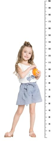 Messlatte für Kinder, Wandaufkleber, Höhenanzeige, Lineal, Messaufkleber, Wanddekoration, für Schlafzimmer oder Wohnzimmer