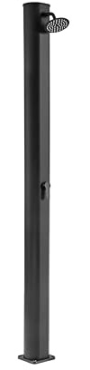 STEINBACH Ducha Solar Pure – 049044Y – Ducha de jardín depósito de Aluminio Resistente de 40 L y Cabezal de Ducha Giratorio – 212 cm de Alto