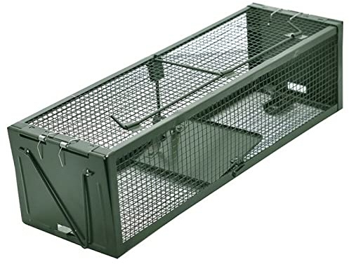 2 Tür Mausefalle Lebendfalle, Rattenfalle Käfig Metall Live,rattenfalle lebendfalle Gross zum Fangen von, Lebendfalle Katze, Tierfanger Kleine Nagetier Eichhörnchen Käfig Falle Rattenfalle ﻿