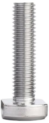 T-Kopfschraube 1–10 Stück T-förmige Nutschraube M5 M6 M8 M10 M12 Edelstahl-Hammerkopfschraube for T-Nut-Rutschschiene, Gehrungsschiene(M8x50-3pcs)