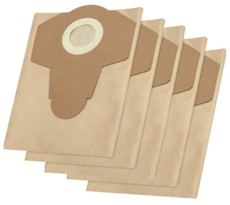 Paper Dust Bags Compatible with Lidl Parkside Wet & Dry 15L 20L PNTS Series 33544 UK Vacuum Hoover Cleaner Pack of 5