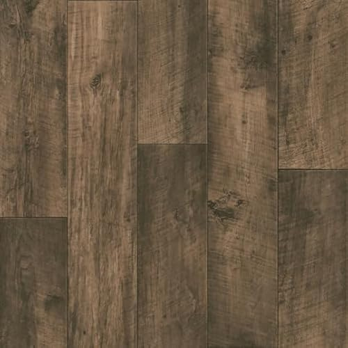 Sol PVC Best - Imitation parquet Chêne Brun Foncé - Rouleau de 4m x 3.00m