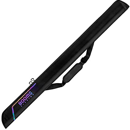 Booms Fishing PB3 4.4ft~5ft Fishing Rod Case, Portable Folded Fishing Pole Case with Sturdy Two-Way Zippers, 0.6ft/8 Extended Design Fishing Rod Bag, Store Up to 2~3 Fishing Poles, 52~60