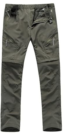 UGLY FROG Männer und Damen Schnell Trocknende Hose Abnehmbar Wanderhose wasserdichte Softshellhose Outdoorhose Kurze Hose/Lang Hose Doppelter Zweck H70