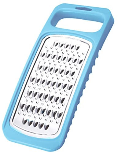 Amoladora Rallador de queso rallador de doble cara (grueso, delgado) 2 Diferentes cepilladores de queso triturado fácil de almacenamiento plana plana pendiente de mano conveniente Trituradoras de ques