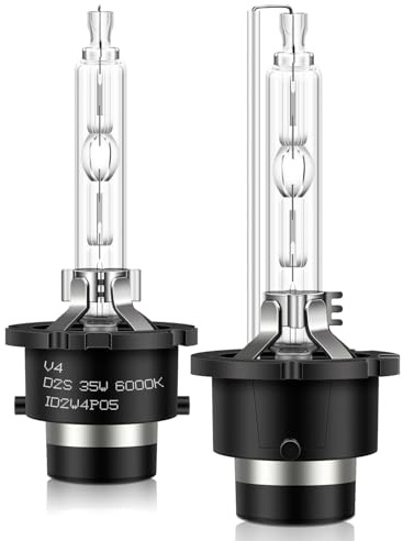 Erato D2S Xenon Brenner HID Scheinwerferbirnen 6000K 35W Diamond Weiß | Birnen Entladungslampe Fernlicht Xenon Ersatzlampe Scheinwerfer wasserdicht Auto HID Ersatz Kit, 2 Stücke
