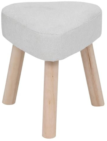 Atmosphera - Tabouret thena Blanc Ivoire