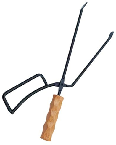 Cabilock Abrazadera De Aislamiento Para Chimenea Tenazas Para Agarrar Troncos Agarrador De Troncos Pinzas Para Fogatas Al Aire Pinzas De Cocina Atizador Madera Coleccionista Cámping
