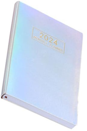 EXCEART Dekorativ Agendabuch 2024 Mini-planerbücher Zeitplan-notizblock Planer 2023–2024 Englischer Planer 2024 Zeitplan-notizbuch Planer Notizblock Kalenderbuch Student Die Liste Papier