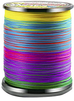 Happyyami 500m Angeldraht Nylonschnur Angelspule Aus Pe-Material Für Langlebigen Einsatz Hochwertige Angelschnur Abriebfest Für Angelaktivitäten