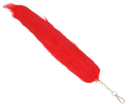 LIFKOME Faux Kostüm Für Cosplay Realistische Rote Fuchsschwanz-accessoire Für Halloween Und Kostümpartys Weiches Und Luxuriöses Design Für Tierische Verkleidungen